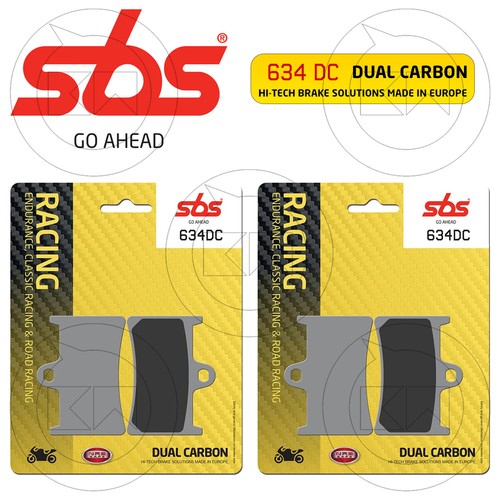 Brake pads anterior sbs - anterior, 634dc