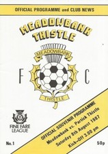 Meadowbank Thistle v Partick