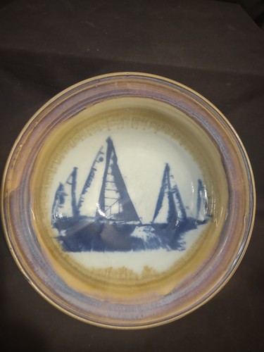 Handcrafted pottery signed - pottery,