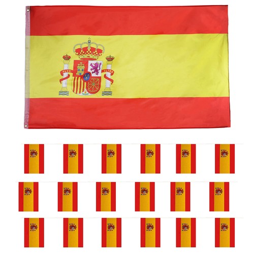 Spanish flag bunting - spanish,