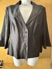 Ladies Kaliko Black Silk Linen