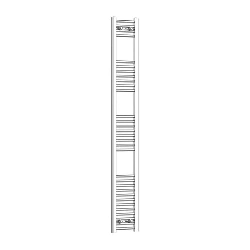 Chrome heated towel rail - chrome,