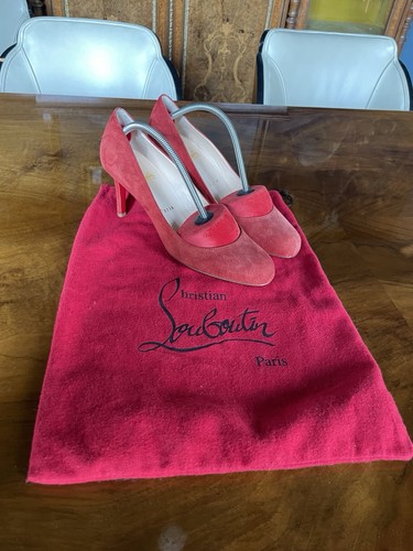 Christian louboutin red suede - red,