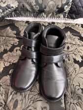 Pavers Ladies Black Leather