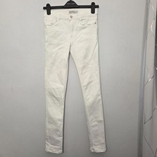 Zara white denim jeans size