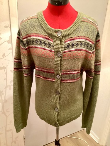 Woolovers fair isle - moss, green