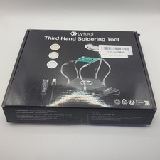 Solder Helping Hands Soldering Third Hand Tool 4 Flexible Arms Magnifying Glass