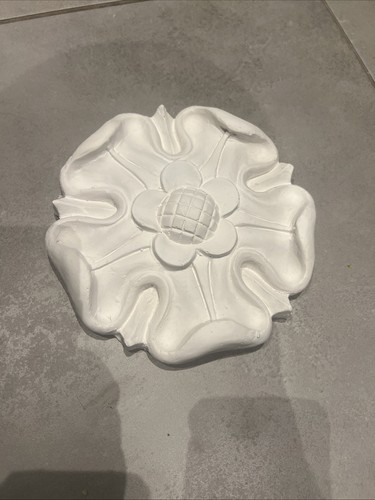 Plaster tudor rose - plaster,