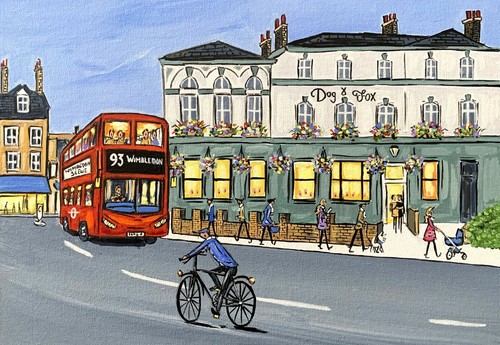 Original painting south - original,