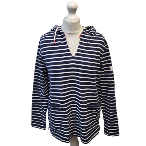Joules sweatshirt hooded blue - sweatshirt,
