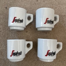 Set Of Four Segafredo Espresso Coffee Cups. Genuine Segafredo (No Chips, Cracks)