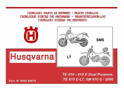 Husqvarna parts manual book - husqvarna,