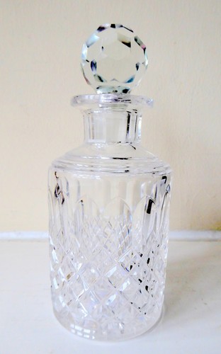 Small cut glass decanter - small,