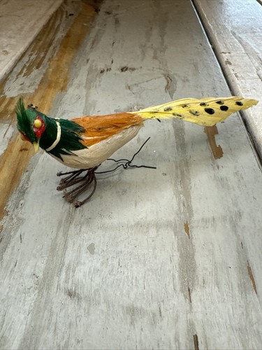 Vintage feathered footed - feathered, &