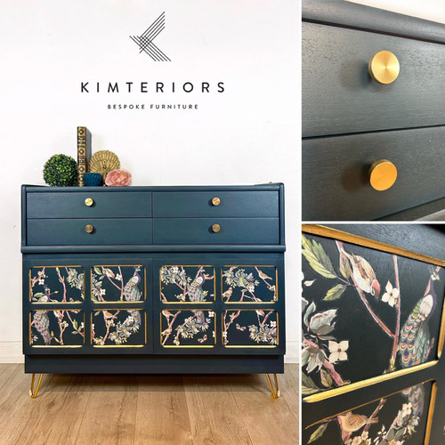 Blue nathan sideboard drinks - blue, sideboard/drinks