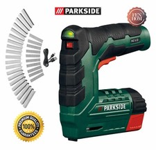 Parkside Cordless Nailer Stapler Nail Gun Tacker Fast Charging 4V Li-Ion