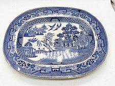 ANTIQUE VICTORIAN BLUE AND