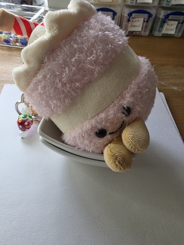 Soft cake bag charm with - bag,