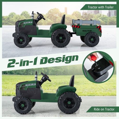 Ride tractor kids electric - on,