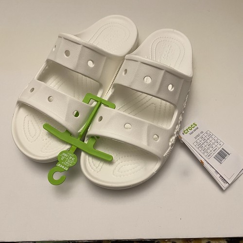 Crocs unisex white - baya, slide