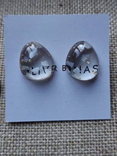 Oliver bonas resin gold flakes - bonas,
