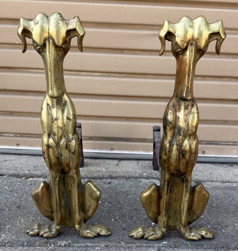 Pair art deco stylized - pair,