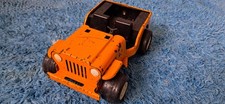 1970s  Vintage Tonka Jeep Orange Black