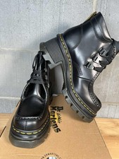 Dr. Martens Corran 3-Eye Atlas Leather Heeled Boots UK6