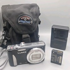 Panasonic Lumix  Digital Camera  DMC-TZ25  Case, Battery And Charger. VGC. 