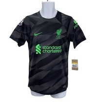 Nike Liverpool 23/24 Goalkeeper Shirt, Mens T Shirt Size Small, Black, New