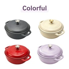 Cast Iron Casserole Dish Pot