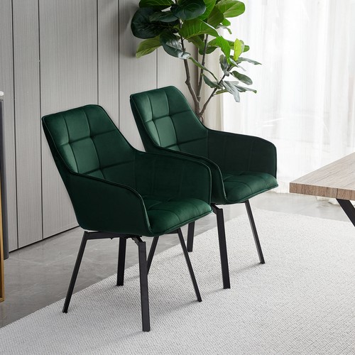 Swivel dining chair green - dining,