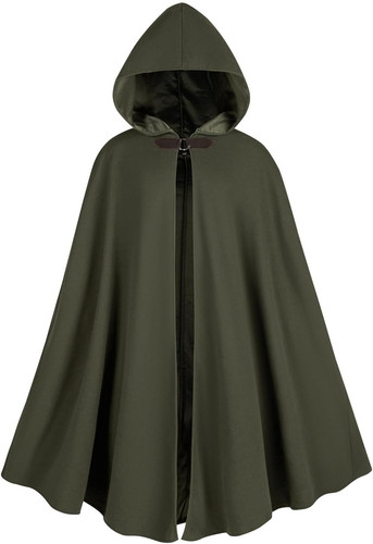 Medieval cloak with hood - with,