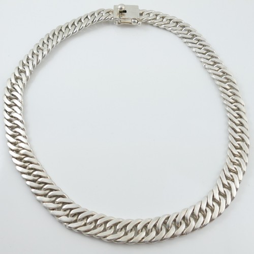 Heavy curb link necklace - link,