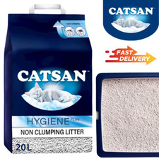 40L Catsan Hygiene Non-Clumping Cat Litter 40 Liters Odour Control Kitten Litter