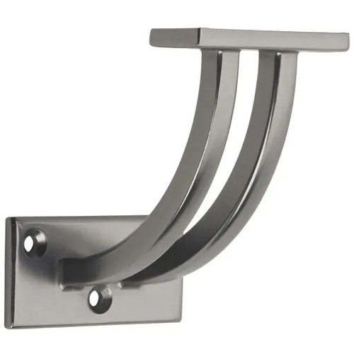 Gunmetal wall handrail bracket - gunmetal,