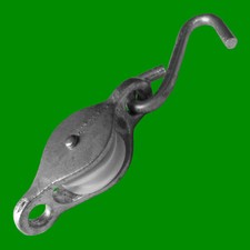 2x Galvanised Steel Single