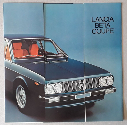 Lancia beta coupe brochure - lancia,