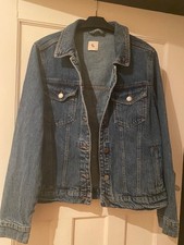 Tu new no tags ladies blue denim jacket size 10