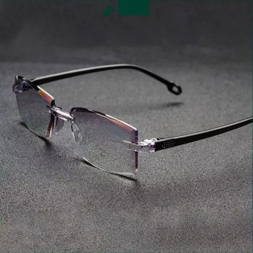 Anti blue light tinted rimless - light,