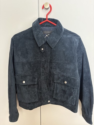 Zara jacket leather brand - leather, new
