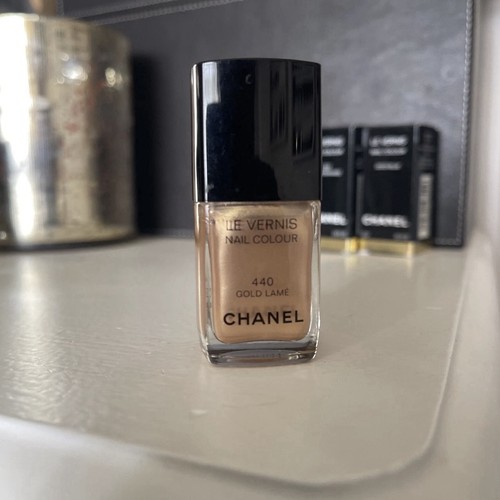 Chanel gold lame 440 vernis - gold, le