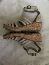 Fly london beige leather cork - london,