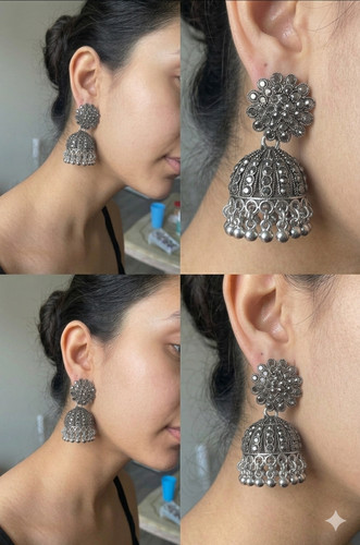 Indian earrings traditional - indian,