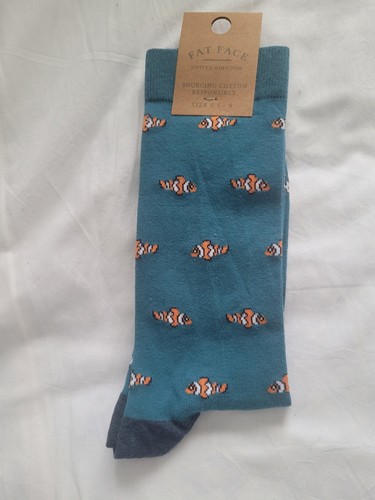 Fat face mens goldfish socks - mens,