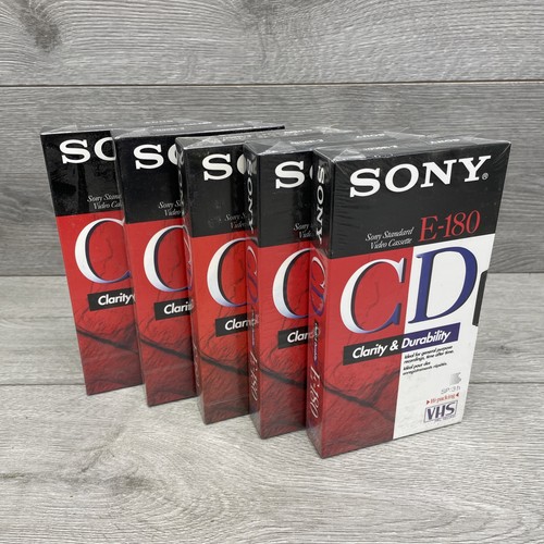Sony 180 vhs video - 5,