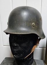 WW2 GERMAN HELMET M35 STAHLHELM, NS60 ORIGINAL. Small Size 
