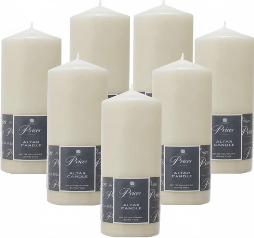 Round pillar wax candles 100 - wax,