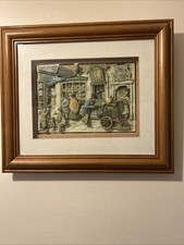 Anton Pieck Vintage 3D The Bakery pictured glazed Never opened at the back 