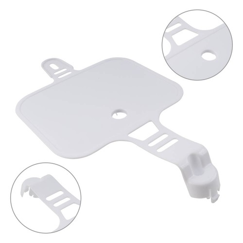 White front number plate - white, for